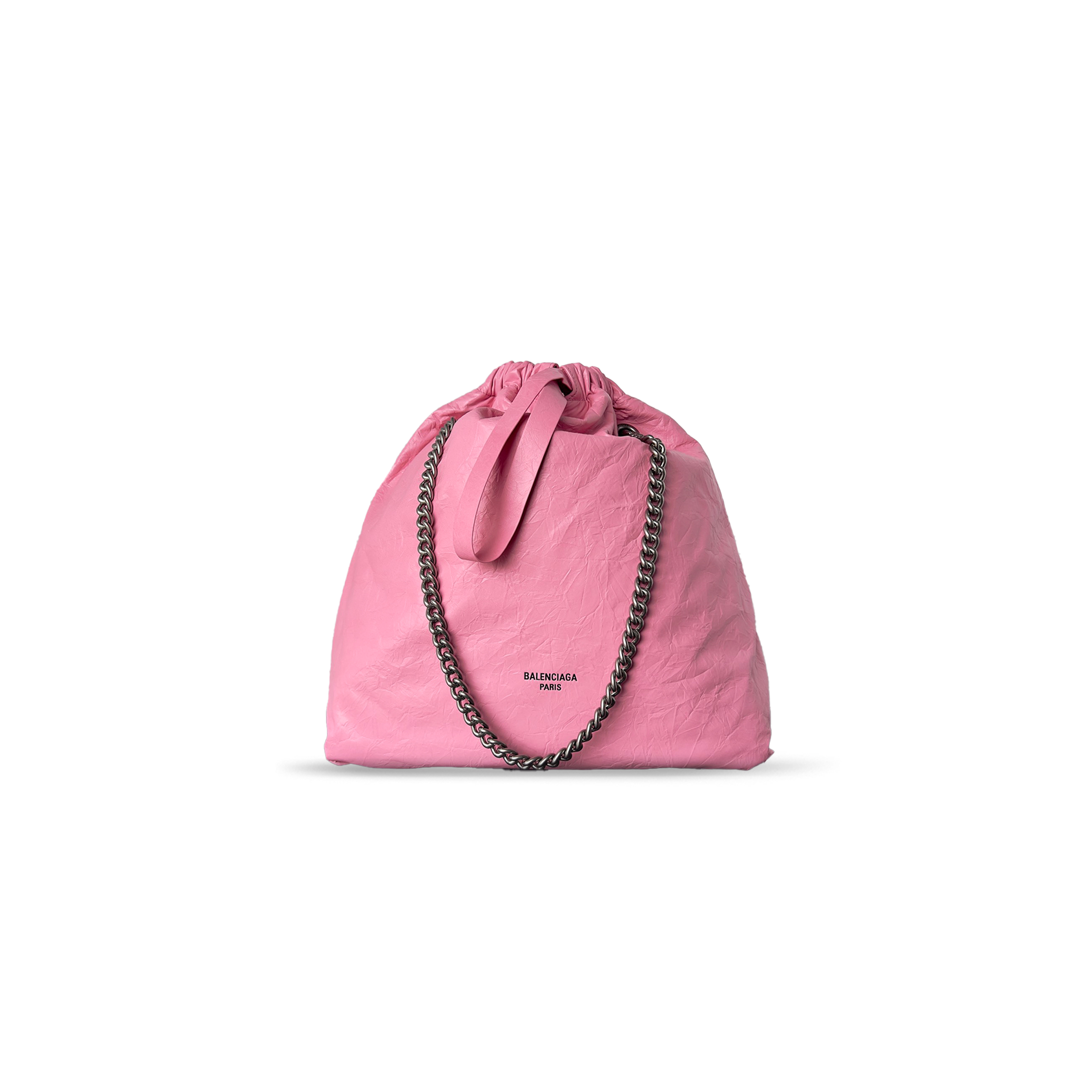BALENCIAGA WOMEN'S CRUSH TOTE BAG MEDIUM IN PINK 742941200IU9001 (46*39.9*14cm)
